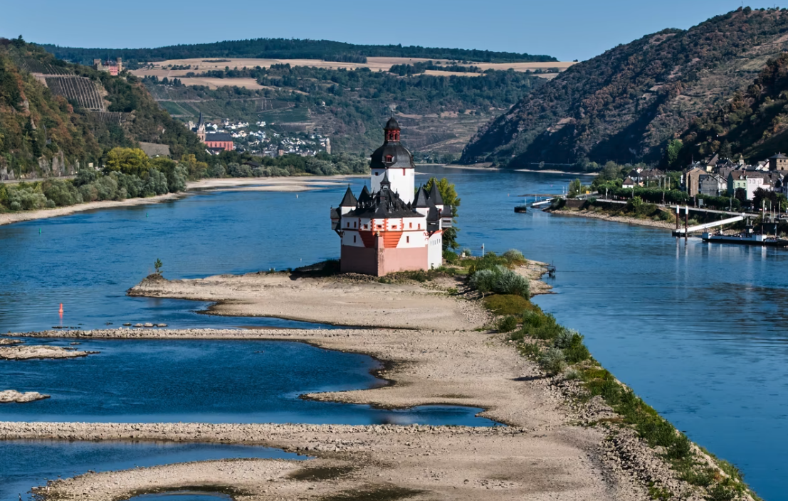 Photos: European Rivers Fall to Record Lows